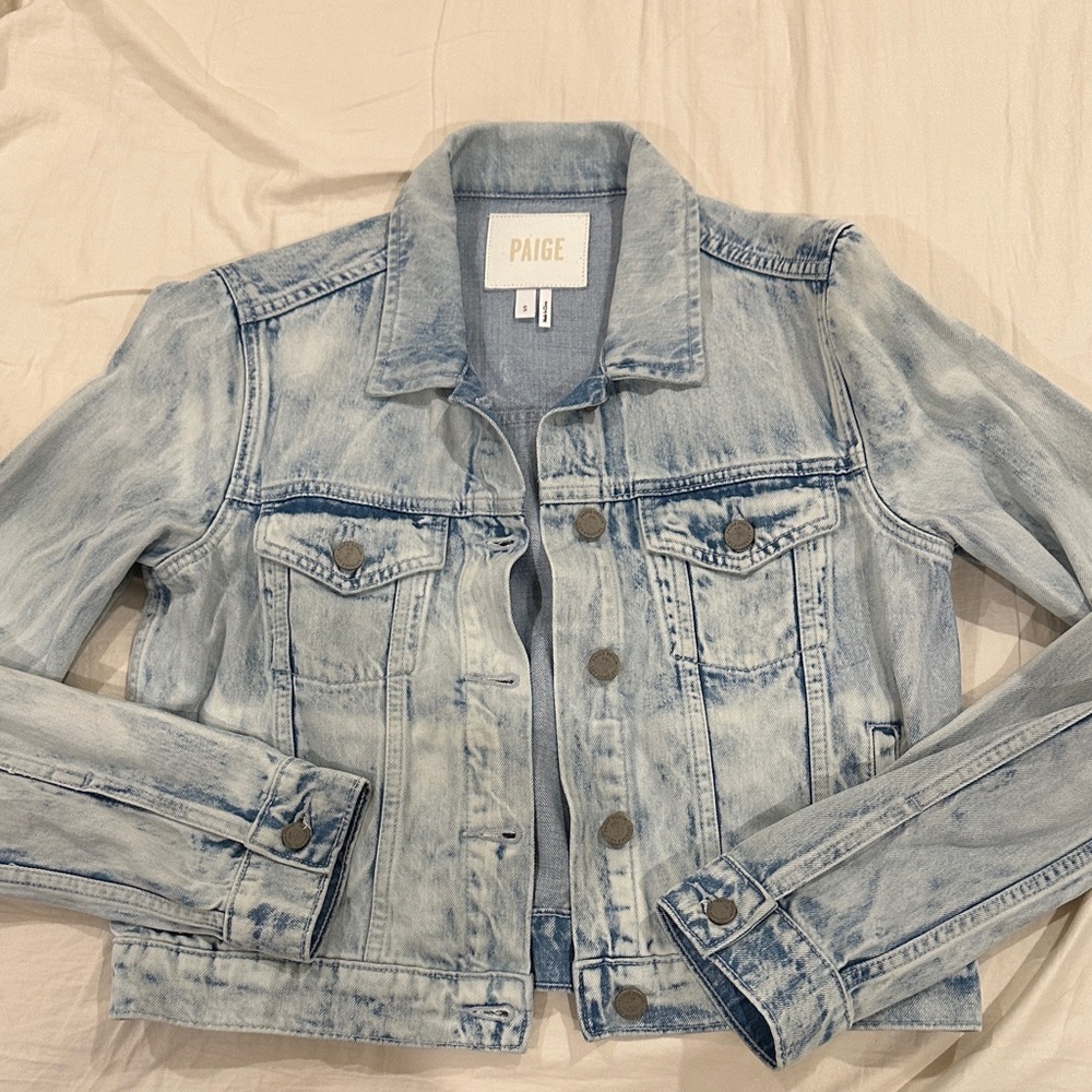 PAIGE Faded Blue Jean Jacket